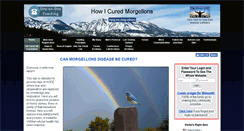Desktop Screenshot of howicuredmorgellons.com